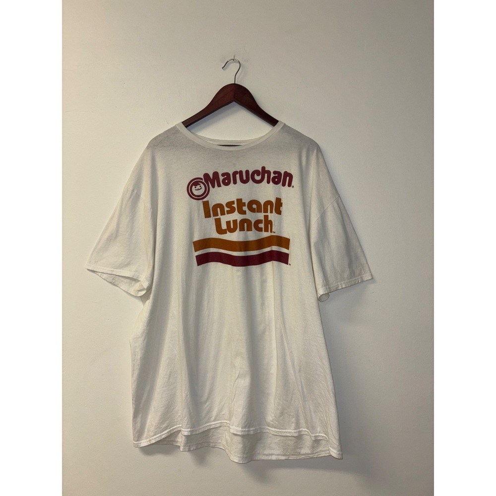 Maruchan Instant Lunch Ramen Graphic T-Shirt Mens 3XL White Cotton Tee